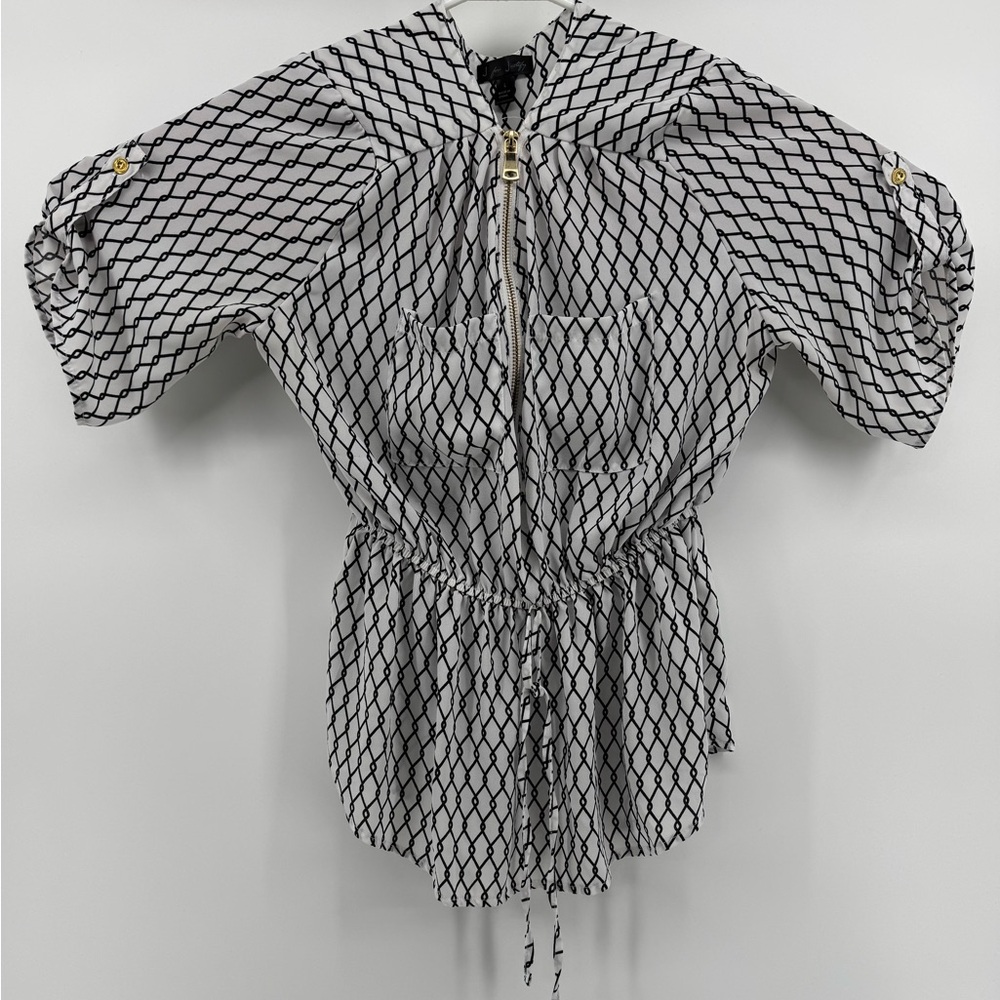 J for‎ Justify Monochrome Geometric Tunic